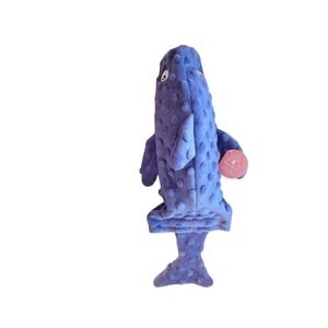 Zippy Paws Bottle Crusherz Squeaky Dog Toy Shark Purple‎ 14"